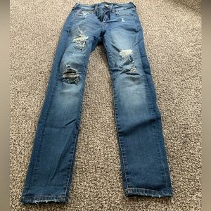 Blue Areopostale ripped jeans
